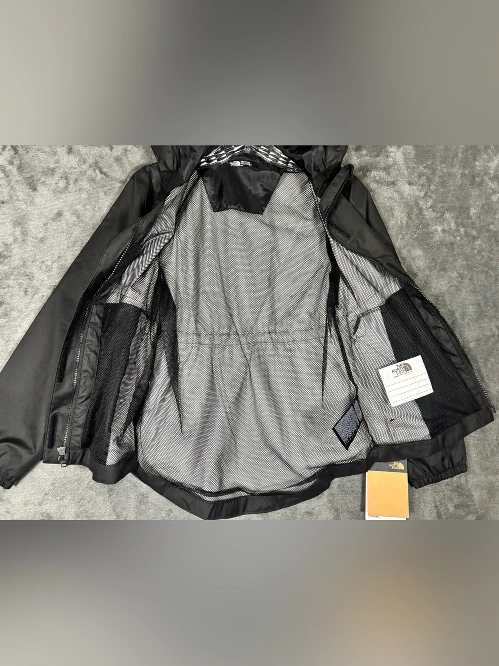 NWT‎ The North Face Girls Antora Rain Jacket Size 12 Black